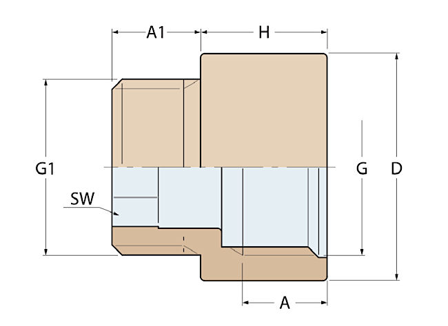 Messing Fitting Hahnverlängerung 1/2 Zoll x 10mm DN15  Sanitärbedarf,  Heizung & Sanitär Wasser Installation Shop
