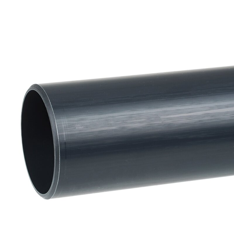 PVC Flex Rohr d 50 mm schwarz 12 m