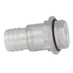 PVC-Schlauchtülle transparent mit Sichtglas - AG 1...